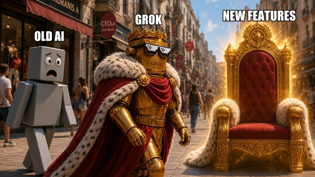 Grokius Maximus meme 1
